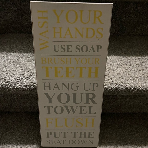 Bathroom Sign - Picture 1 of 1